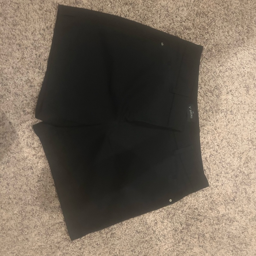 White House Black Market High Waist Black Shorts